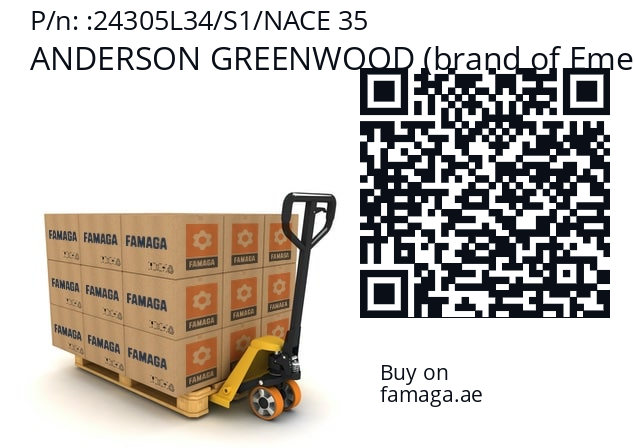   ANDERSON GREENWOOD (brand of Emerson) 24305L34/S1/NACE 35