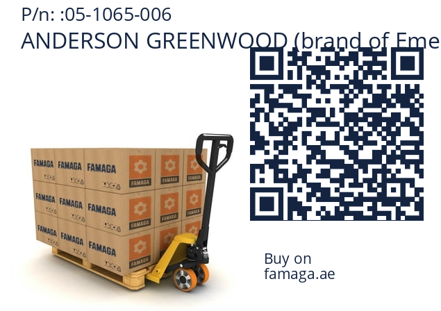   ANDERSON GREENWOOD (brand of Emerson) 05-1065-006