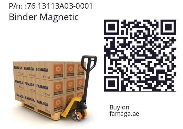   Binder Magnetic 76 13113A03-0001