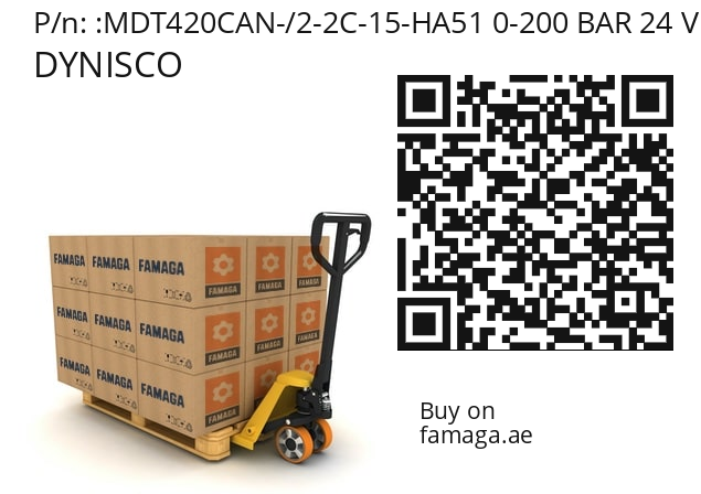   DYNISCO MDT420CAN-/2-2C-15-HA51 0-200 BAR 24 VDC