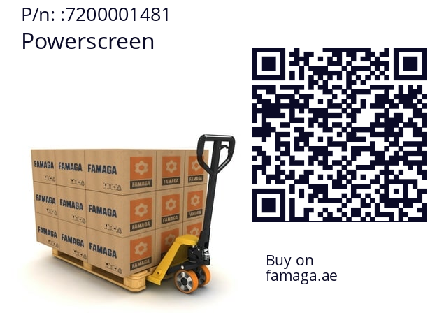  2232-1351#J373.150-160# Powerscreen 7200001481